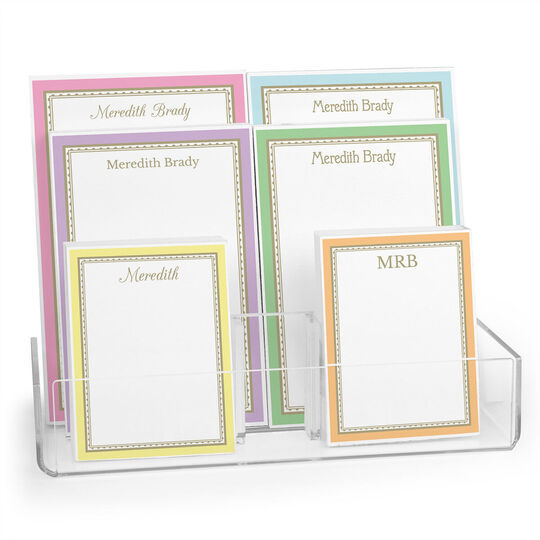 Pastel Borders Notepad Set